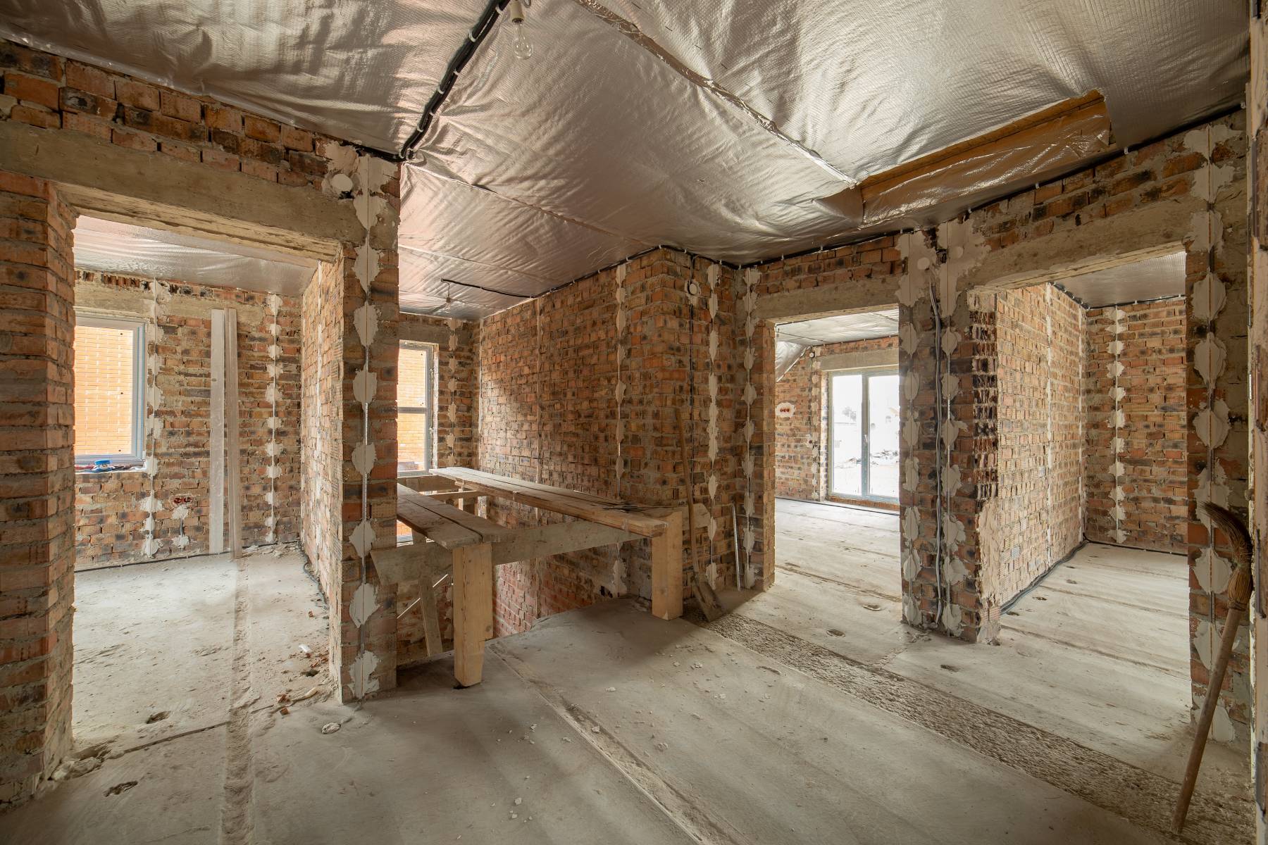 Casa en construcción de 70m2